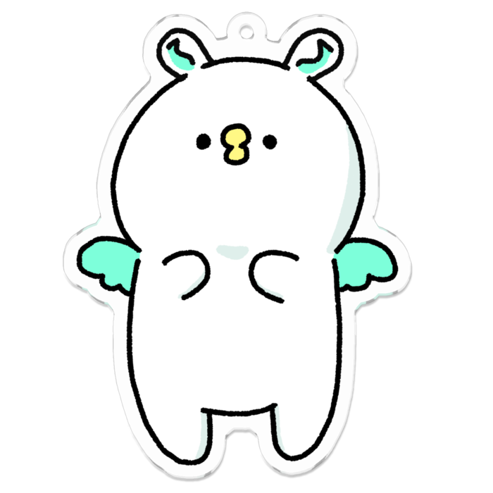 アクリルキーホルダー - 70 x 70 (mm)