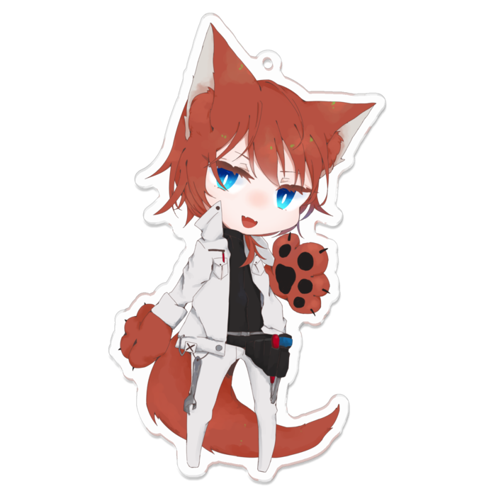 アクリルキーホルダー - 100 x 100 (mm)