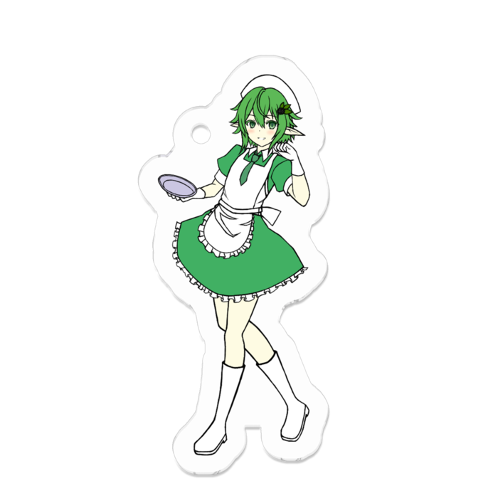 アクリルキーホルダー(コーティング) - 50 x 50 (mm)