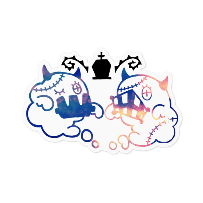 ステッカー - 100 x 100 (mm)