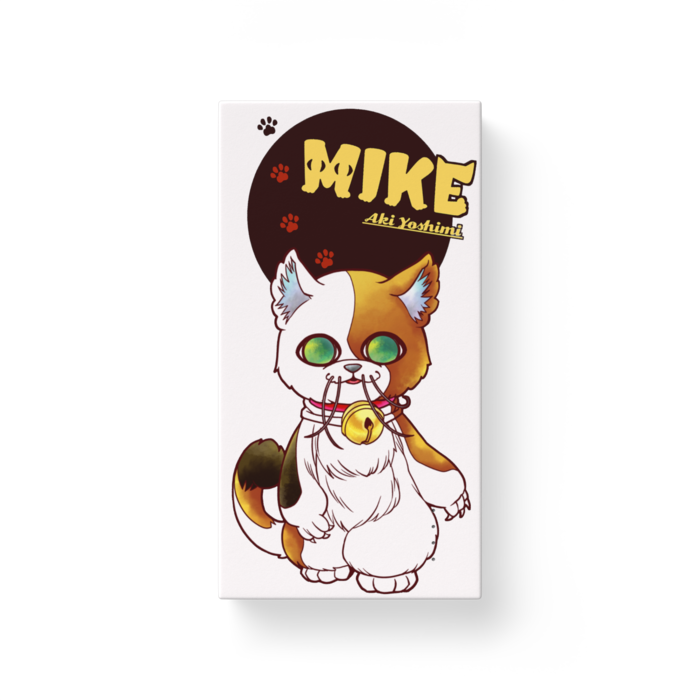 〈ミケ〉モバイルバッテリー（ホワイト）-White
