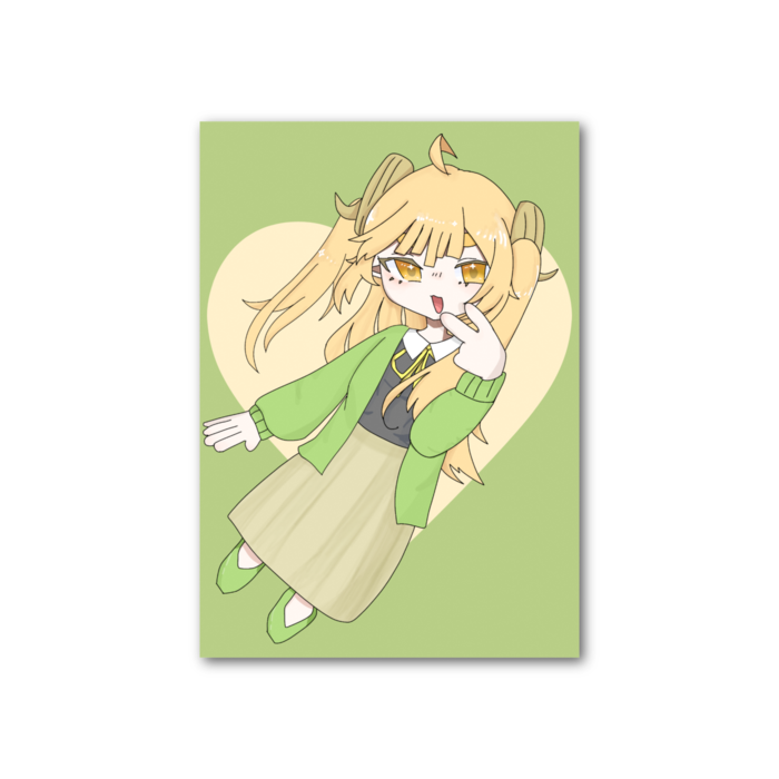 フォト風カード - 縦 - 片面