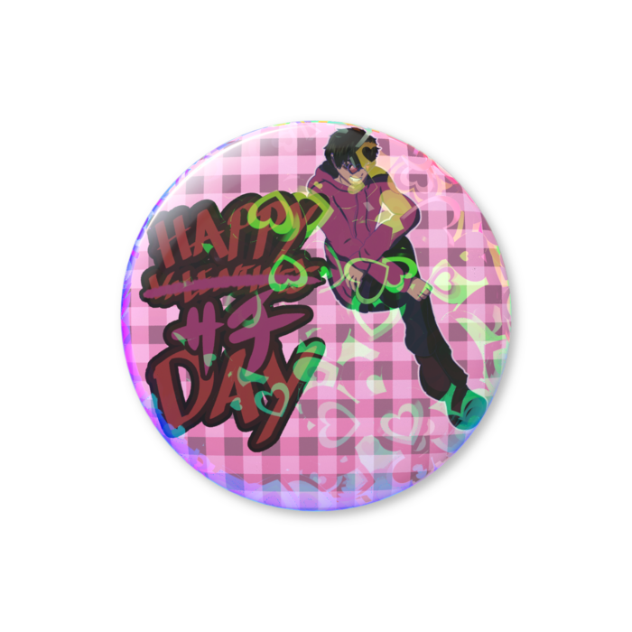 ホログラム缶バッジ - 32mm