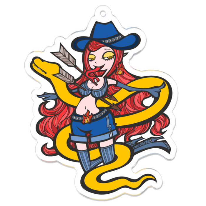 アクリルキーホルダー - 70 x 70 (mm)