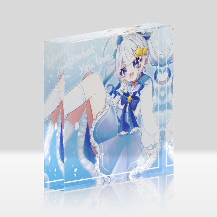 クリア/アクリルブロック - 100x100mm