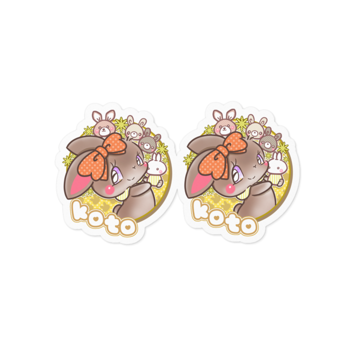 ステッカー - 100 x 100 (mm)