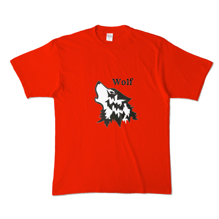 カラーTシャツ - XL - レッド (濃色)