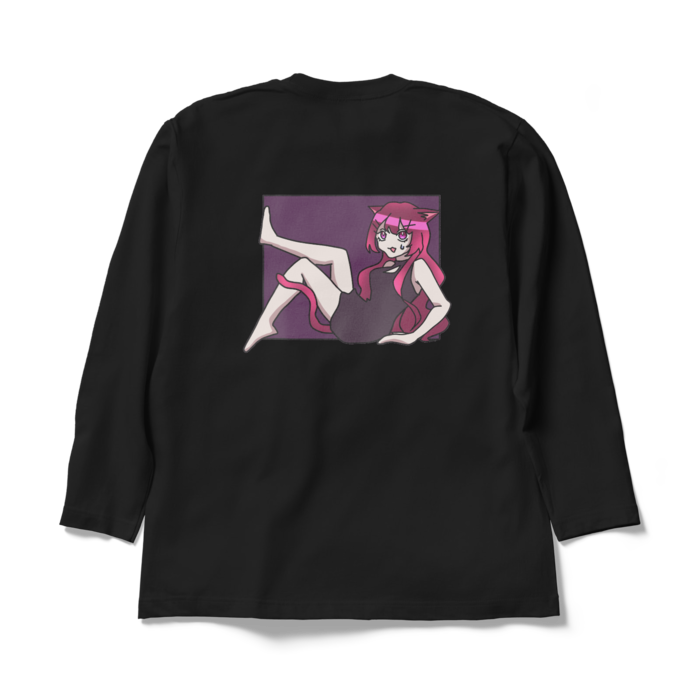ロングスリーブTシャツ - XL - ブラック