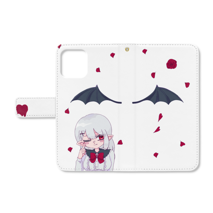 手帳型iPhoneケース - iPhone12 / 12 Pro - ストラップ穴 あり