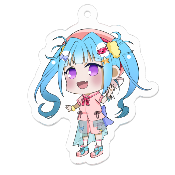 アクリルキーホルダー - 50 x 50 (mm)