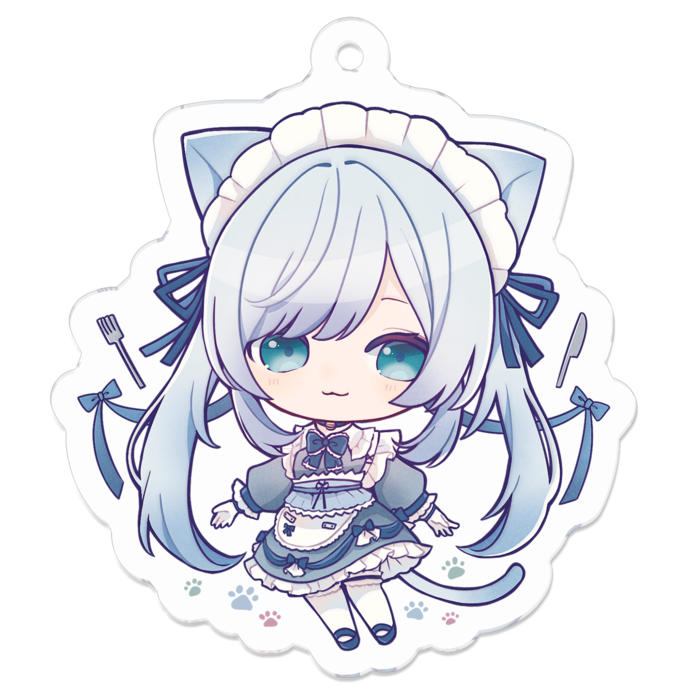 アクリルキーホルダー - 50 x 50 (mm)
