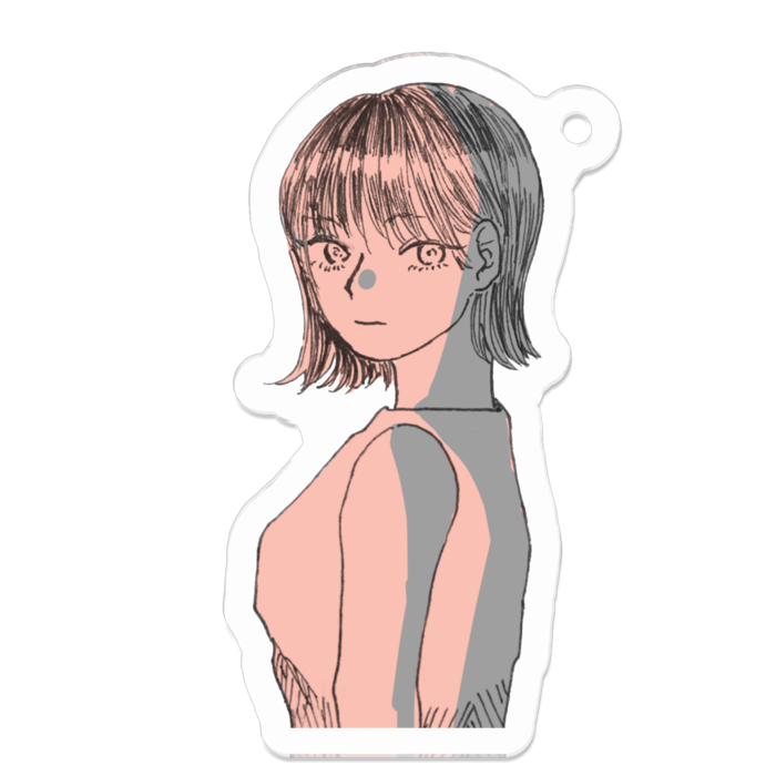 アクリルキーホルダー - 50 x 50 (mm)