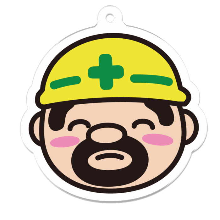 アクリルキーホルダー - 50 x 50 (mm)
