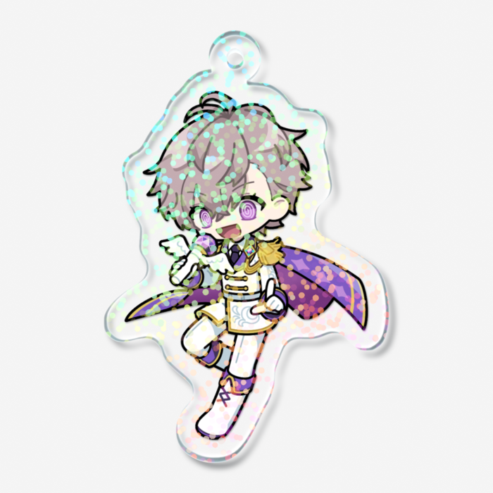 ホログラムアクリルキーホルダー - 50 × 50mm