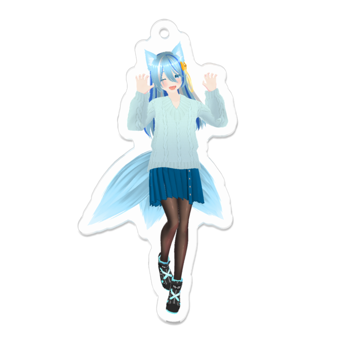 アクリルキーホルダー - 70 x 70 (mm)