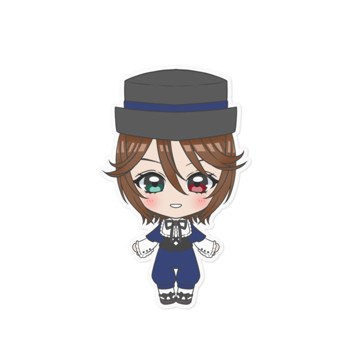 ステッカー - 160 x 160 (mm)ホワイト