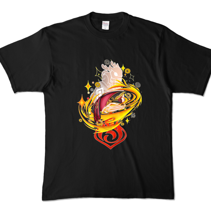 カラーTシャツ - XL - ブラック (濃色)