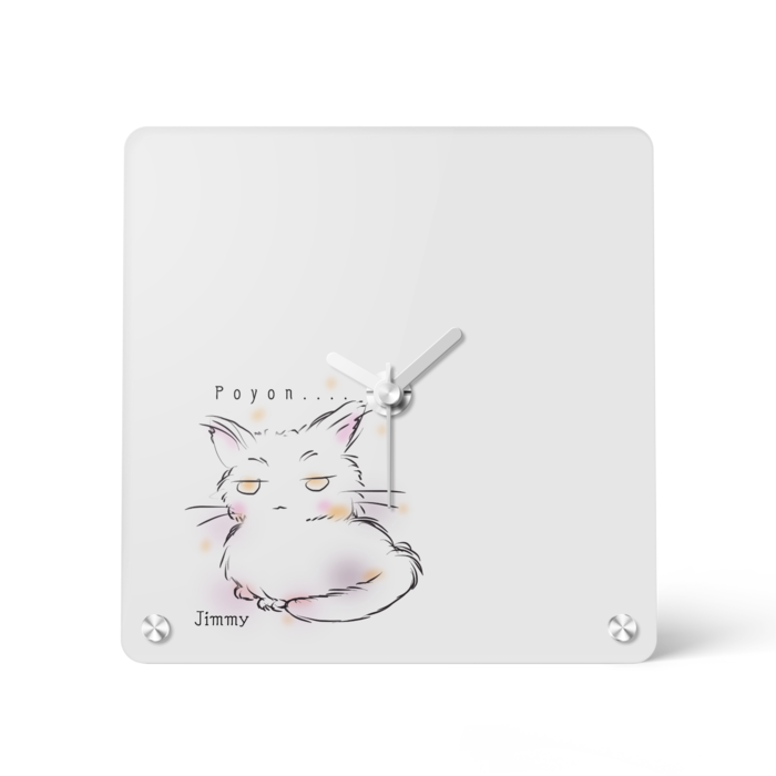 アクリル時計 - 150x150mm