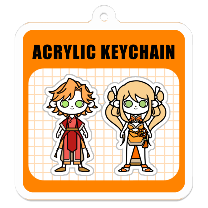 アクリルキーホルダー - W50 × 50mm 以内