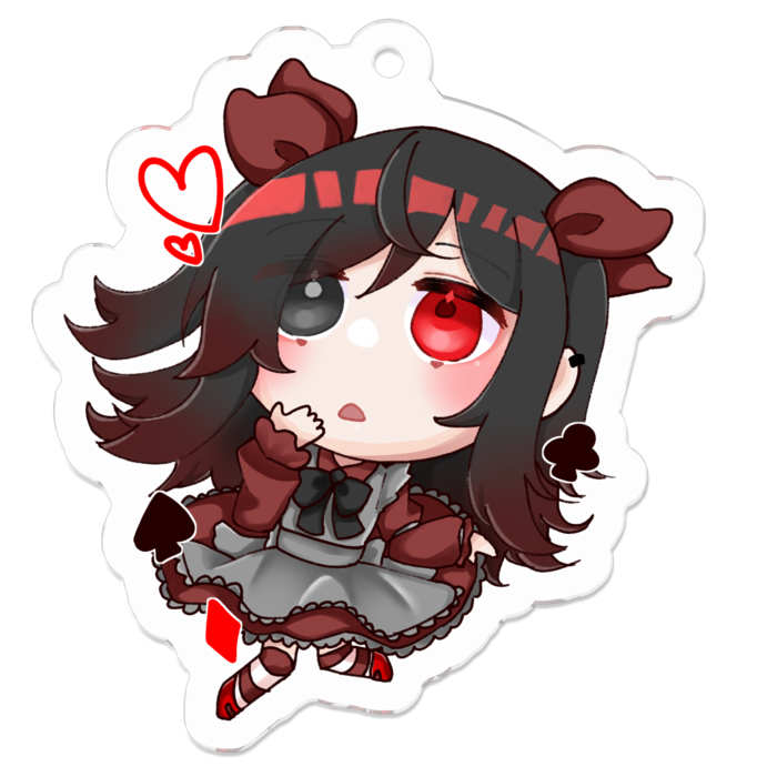 アクリルキーホルダー - 50 x 50 (mm)