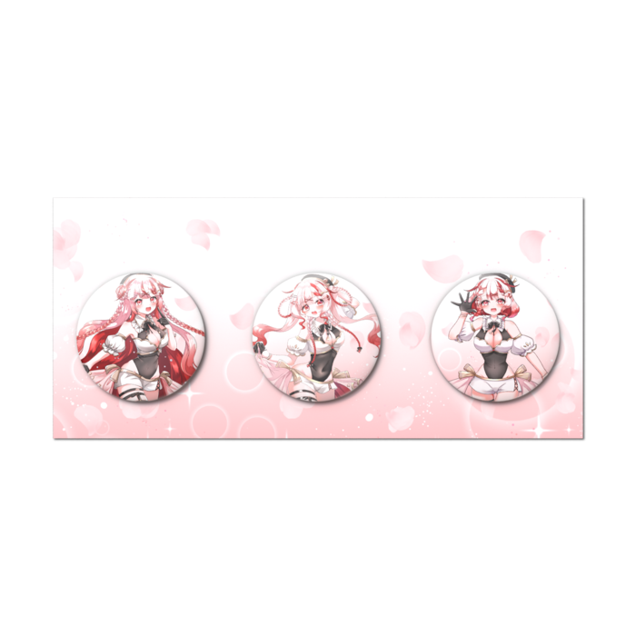 缶バッジセット - 3個セット