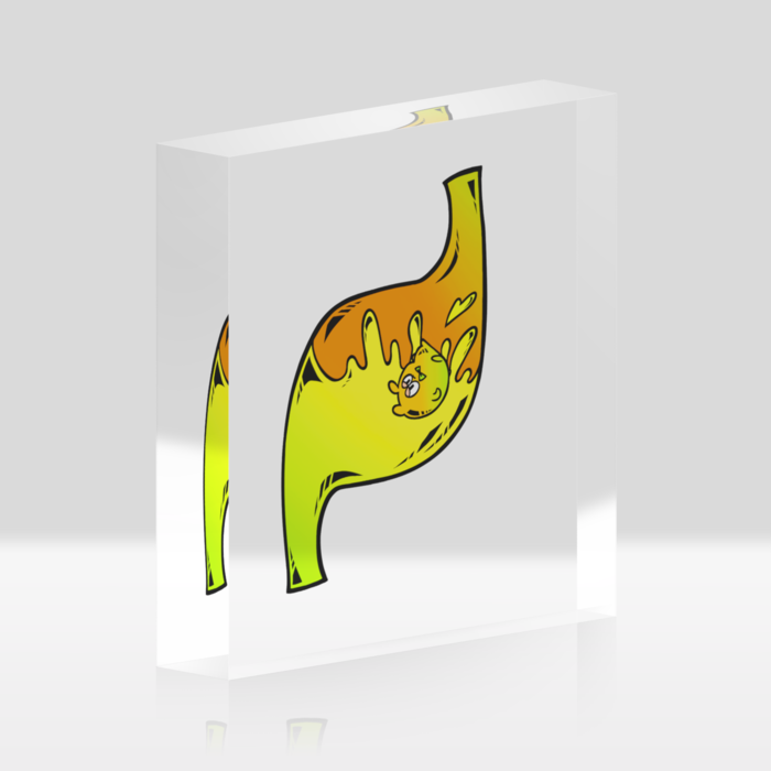 アクリルブロック - 100x100mm(6)