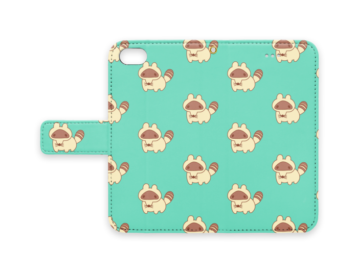 手帳型iPhoneケース - iPhone7 - ストラップ穴 あり