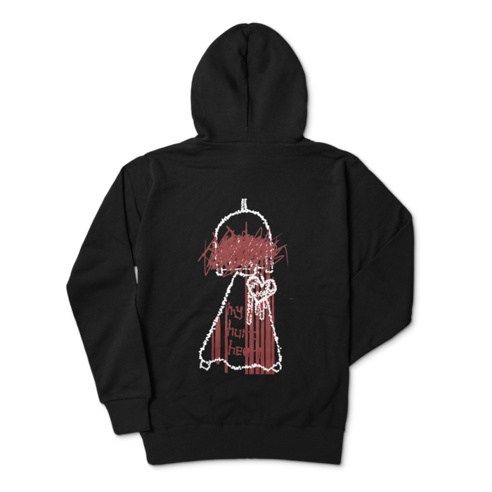 ジップパーカー - L - 背面