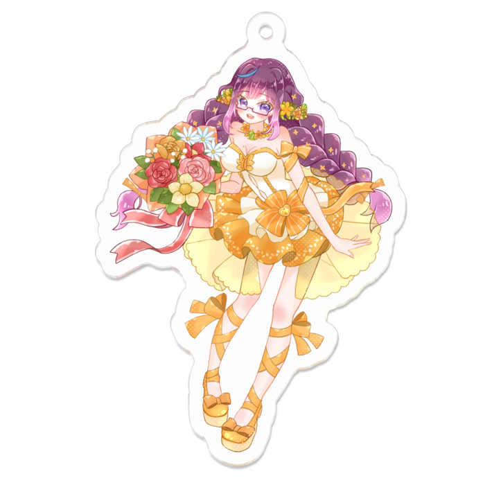 アクリルキーホルダー - 70 x 70 (mm)