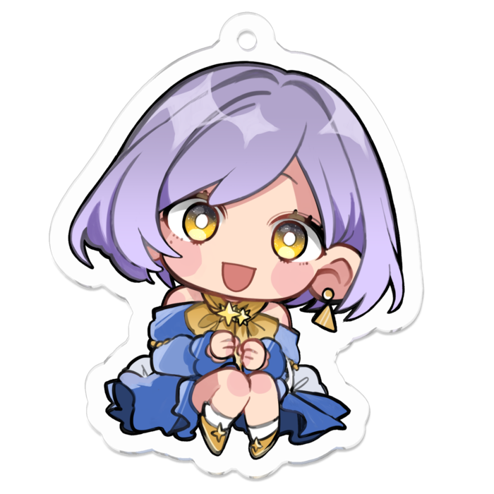 アクリルキーホルダー - 50 x 50 (mm)