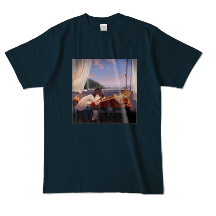 カラーTシャツ - L - ネイビー (濃色)