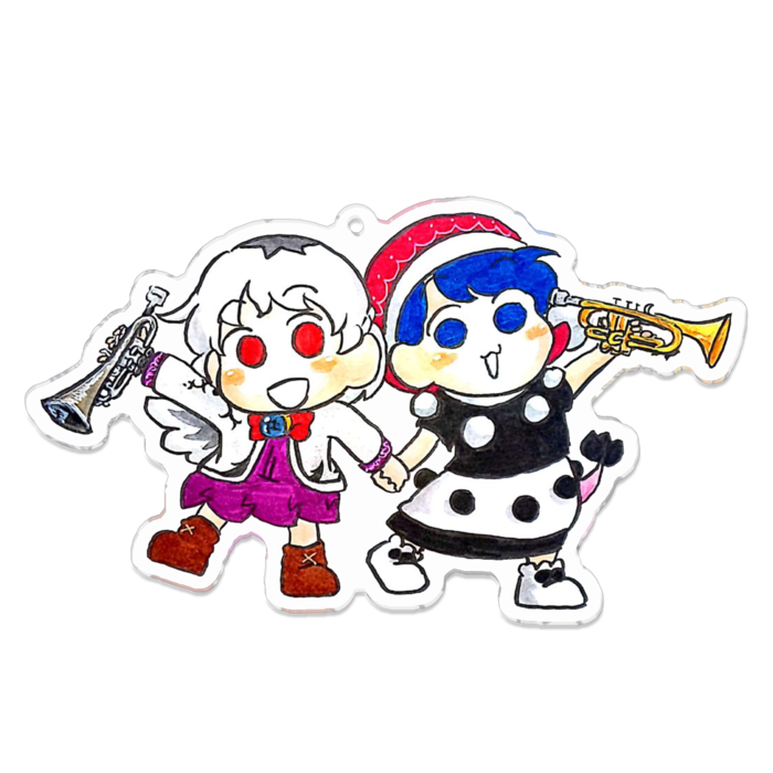 アクリルキーホルダー - 100 x 100 (mm)