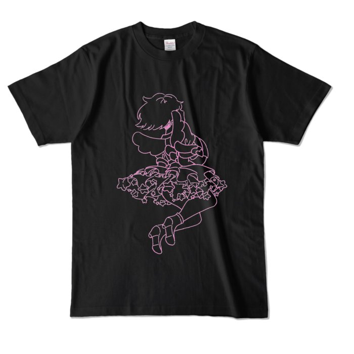 カラーTシャツ - L - ブラック (濃色)