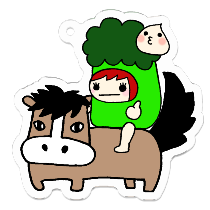 アクリルキーホルダー - 50 x 50 (mm)