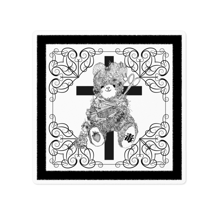 ステッカー - 100 x 100 (mm)