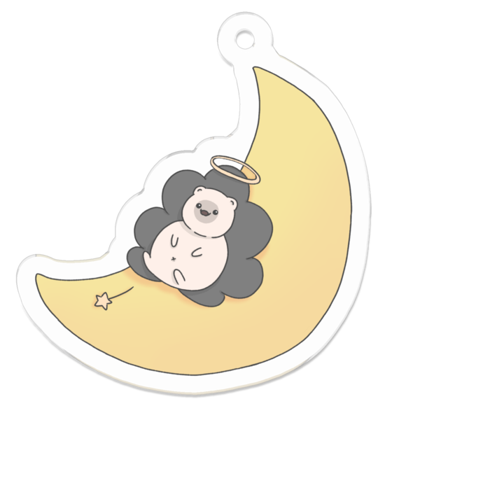 アクリルキーホルダー - 50 x 50 (mm)