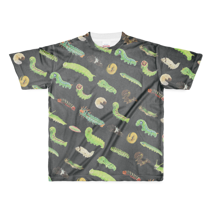 フルグラフィックTシャツ - M黒 - 両面印刷