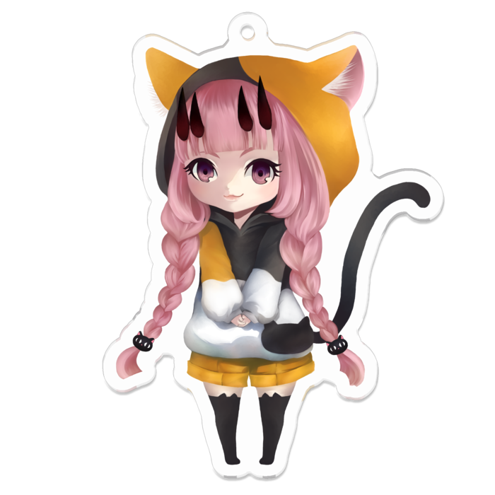 アクリルキーホルダー - 70 x 70 (mm)