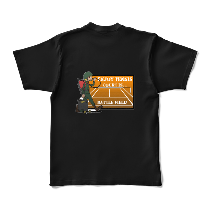 カラーTシャツ - XL - ブラック (濃色)