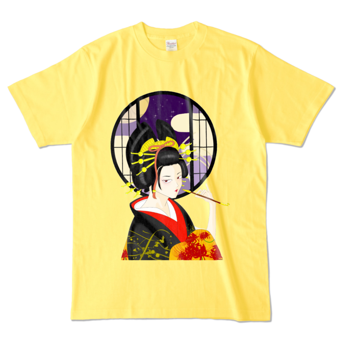 カラーTシャツ - L - イエロー (濃色)
