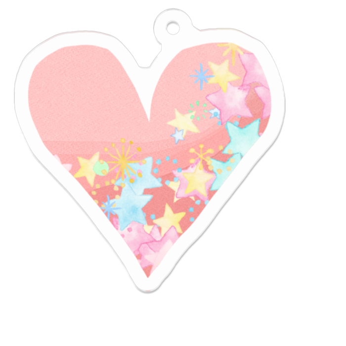 アクリルキーホルダー - 50 x 50 (mm)