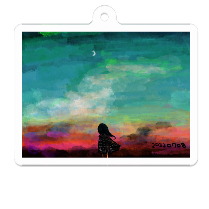 アクリルキーホルダー - 50 x 50 (mm)