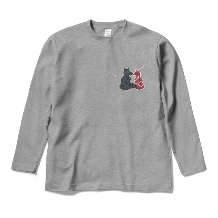 ロングスリーブTシャツ - M - 杢グレー