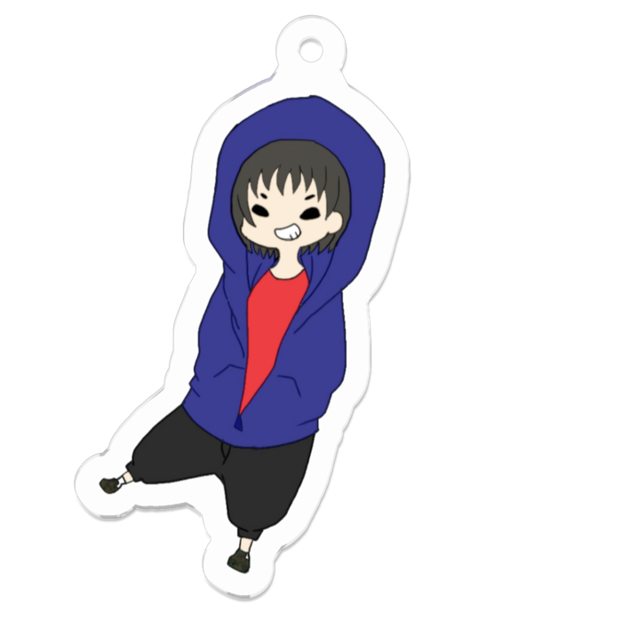 アクリルキーホルダー - 50 x 50 (mm)