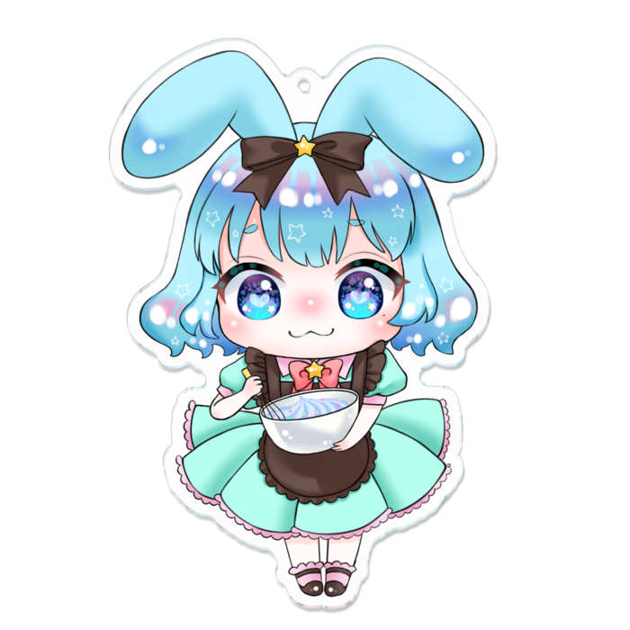 アクリルキーホルダー - 100 x 100 (mm)