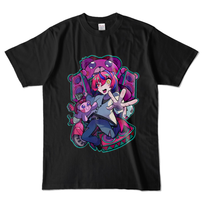 カラーTシャツ - L - ブラック (濃色)