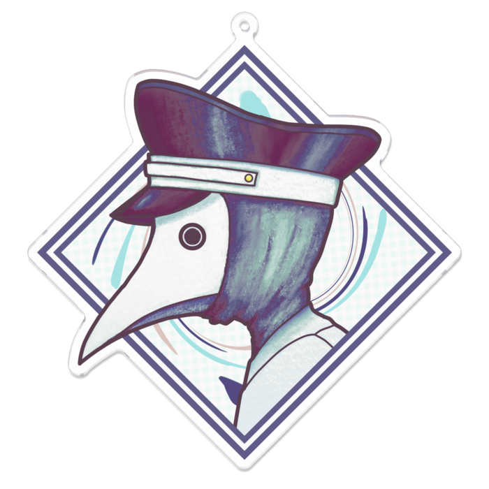 アクリルキーホルダー - 100 x 100 (mm)