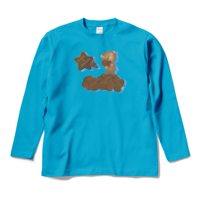 ロングスリーブTシャツ - M - ターコイズ