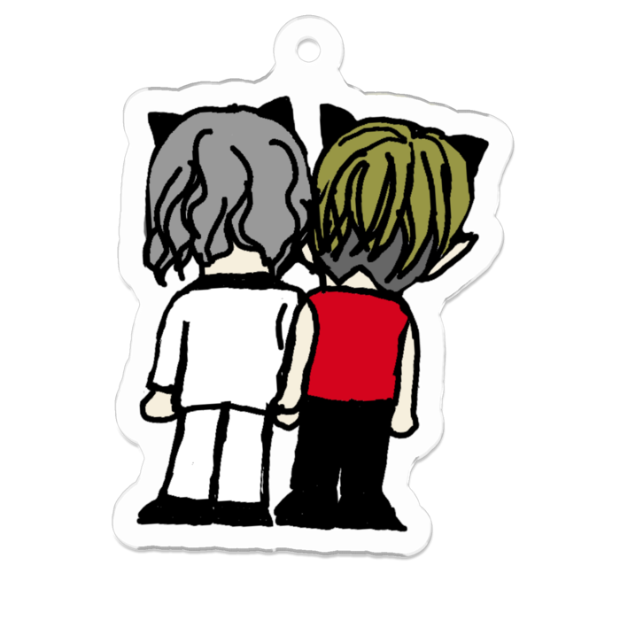 アクリルキーホルダー - 50 x 50 (mm)