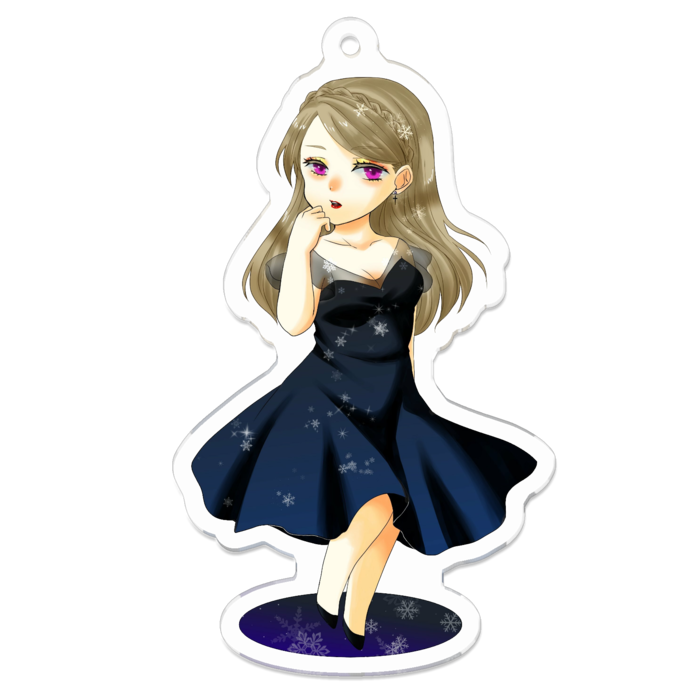 アクリルキーホルダー - 70 x 70 (mm)